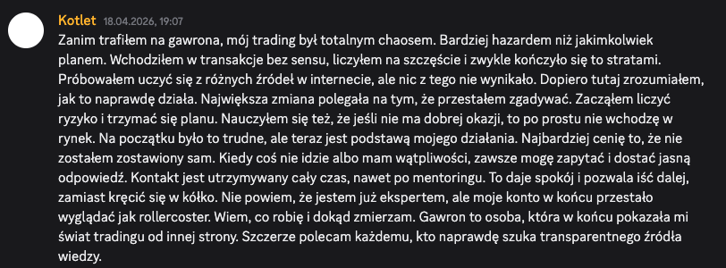 Opinia Kotlet (18.04.2026) z serwera Discord